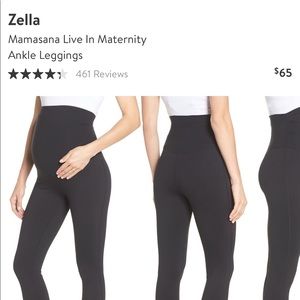 LOT of 2 ZELLA maternity leggings and blanqi postpartum